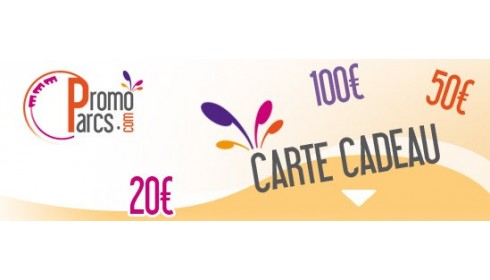 Carte cadeaux PromoParcs